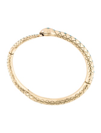 Mignonne Gavigan Textured Snake Bangle Bracelet