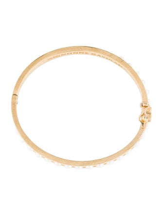 Mignonne Gavigan Faux Pearl Beaded Bangle Bracelet