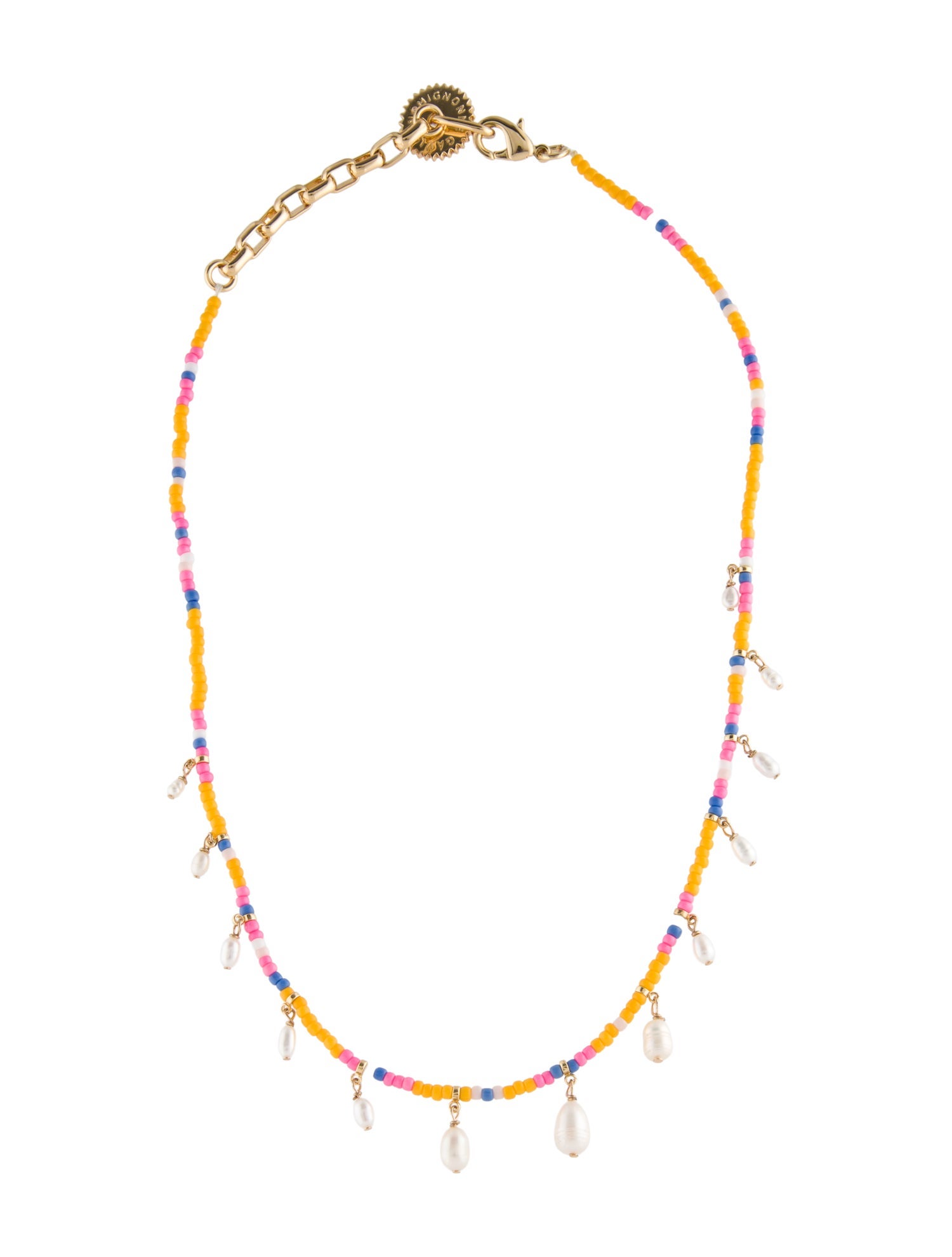 Mignonne Gavigan Pearl & Bead 'Kai' Collar Necklace