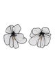 Mignonne Gavigan Mesh & Beaded Floral Stud Earrings
