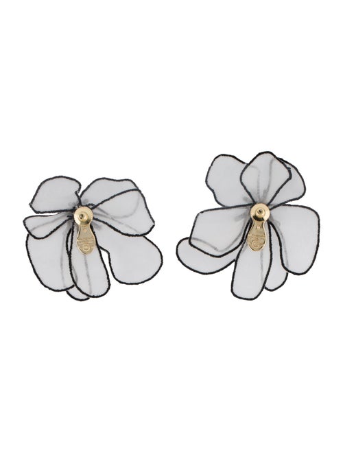 Mignonne Gavigan Mesh & Beaded Floral Stud Earrings