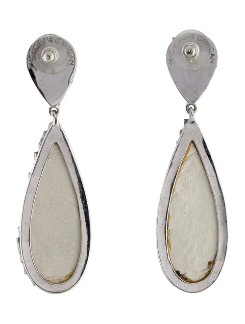 Mignonne Gavigan Glass Paillete Teardrop Drop Earrings