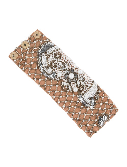 Mignonne Gavigan Faux Pearl, Sequin & Bead Wrap Bracelet