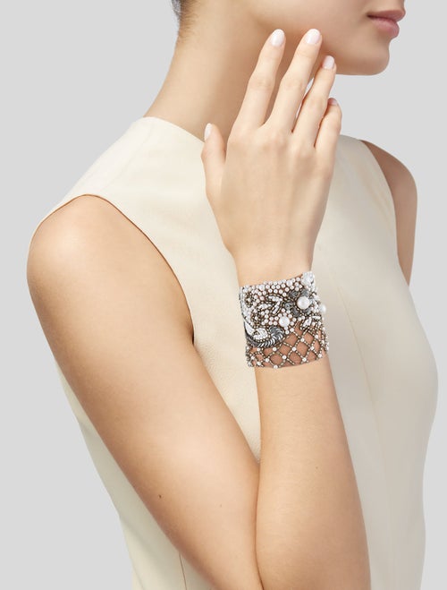 Mignonne Gavigan Faux Pearl, Sequin & Bead Wrap Bracelet