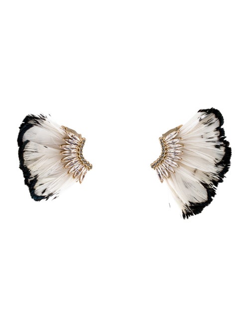 Mignonne Gavigan Lux Feather Mini Madeline Earrings