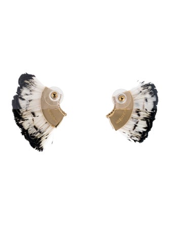 Mignonne Gavigan Lux Feather Mini Madeline Earrings
