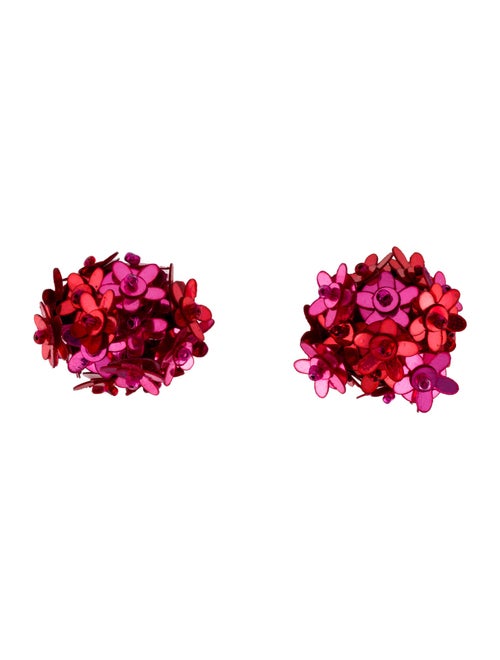 Mignonne Gavigan Sequin Mika Flower Stud Earrings