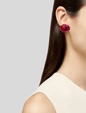 Mignonne Gavigan Sequin Mika Flower Stud Earrings