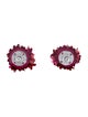 Mignonne Gavigan Sequin Mika Flower Stud Earrings