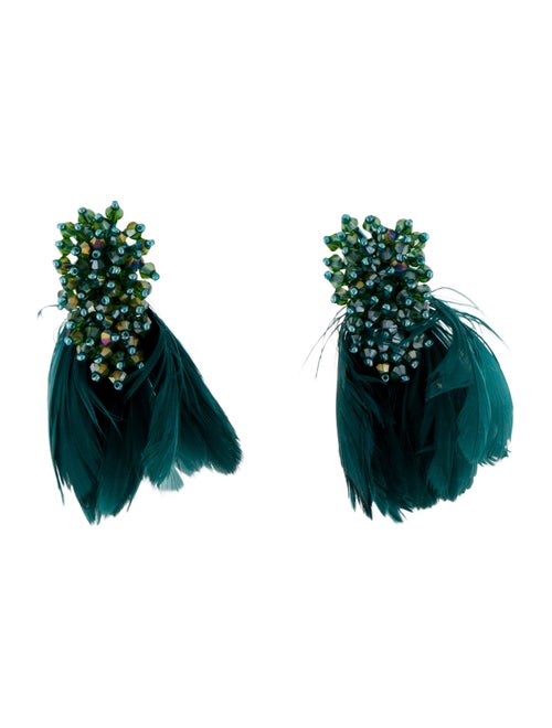 Mignonne Gavigan Delaney Feather Drop Earrings