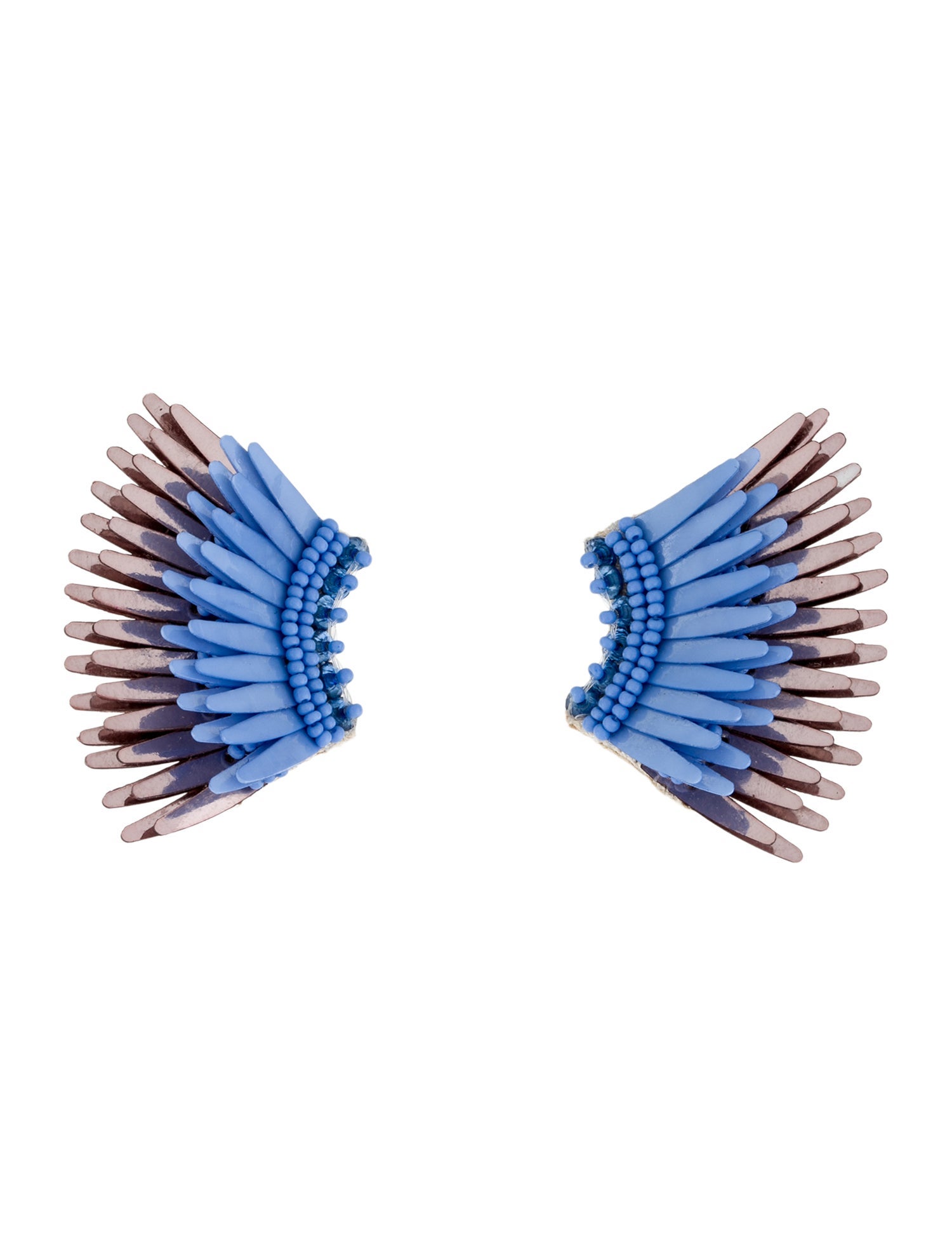 Mignonne Gavigan Sequin, Bead & Leather Mini Madeline Earrings