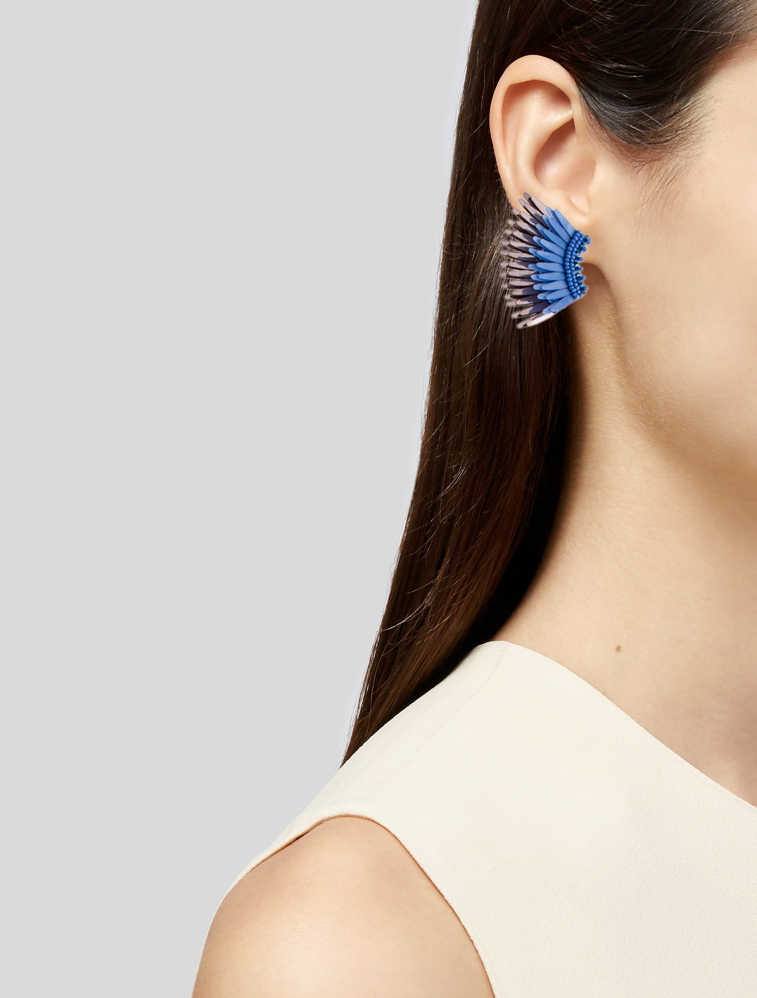 Mignonne Gavigan Sequin, Bead & Leather Mini Madeline Earrings