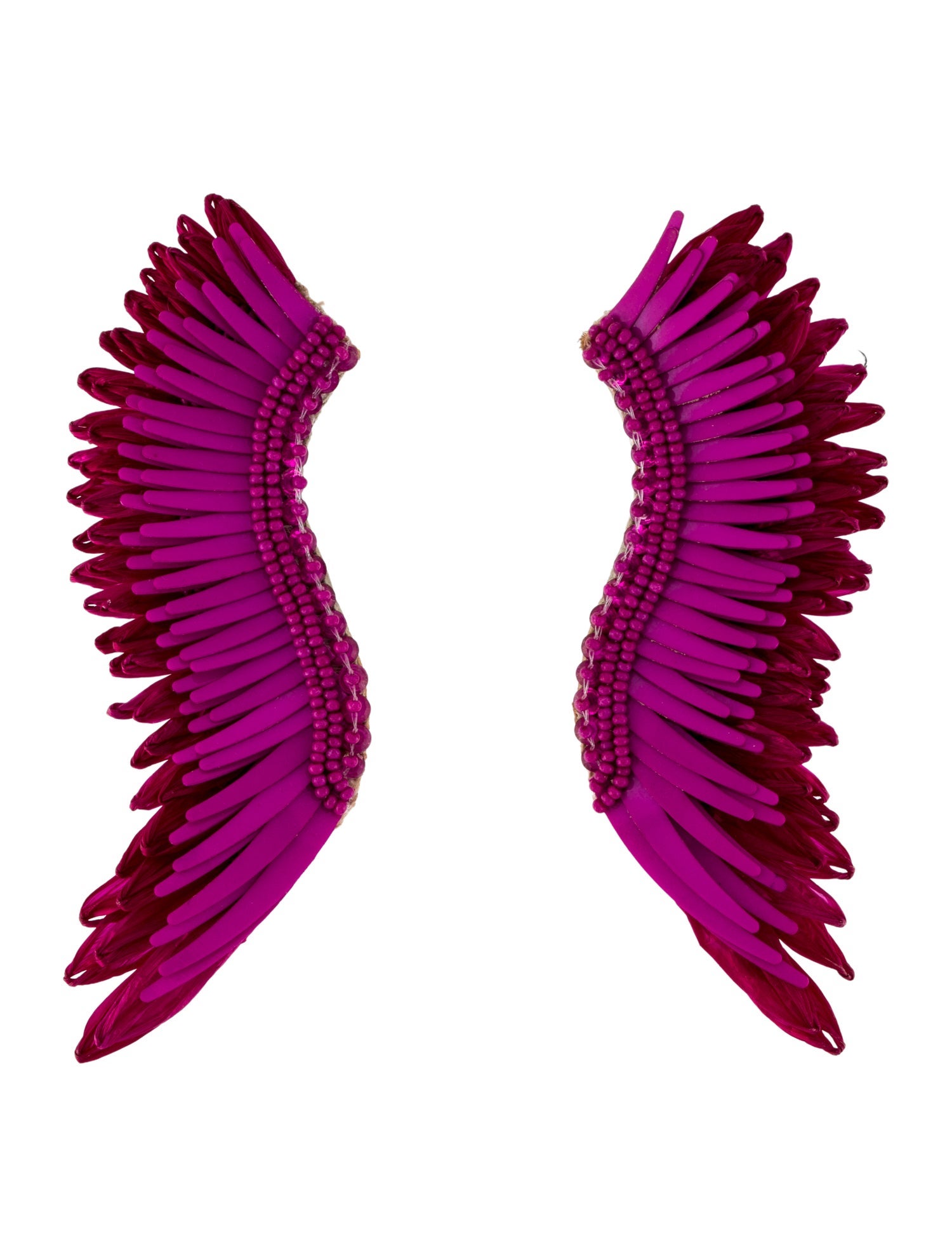 Mignonne Gavigan Raffia, Bead & Sequin Madeline Drop Earrings