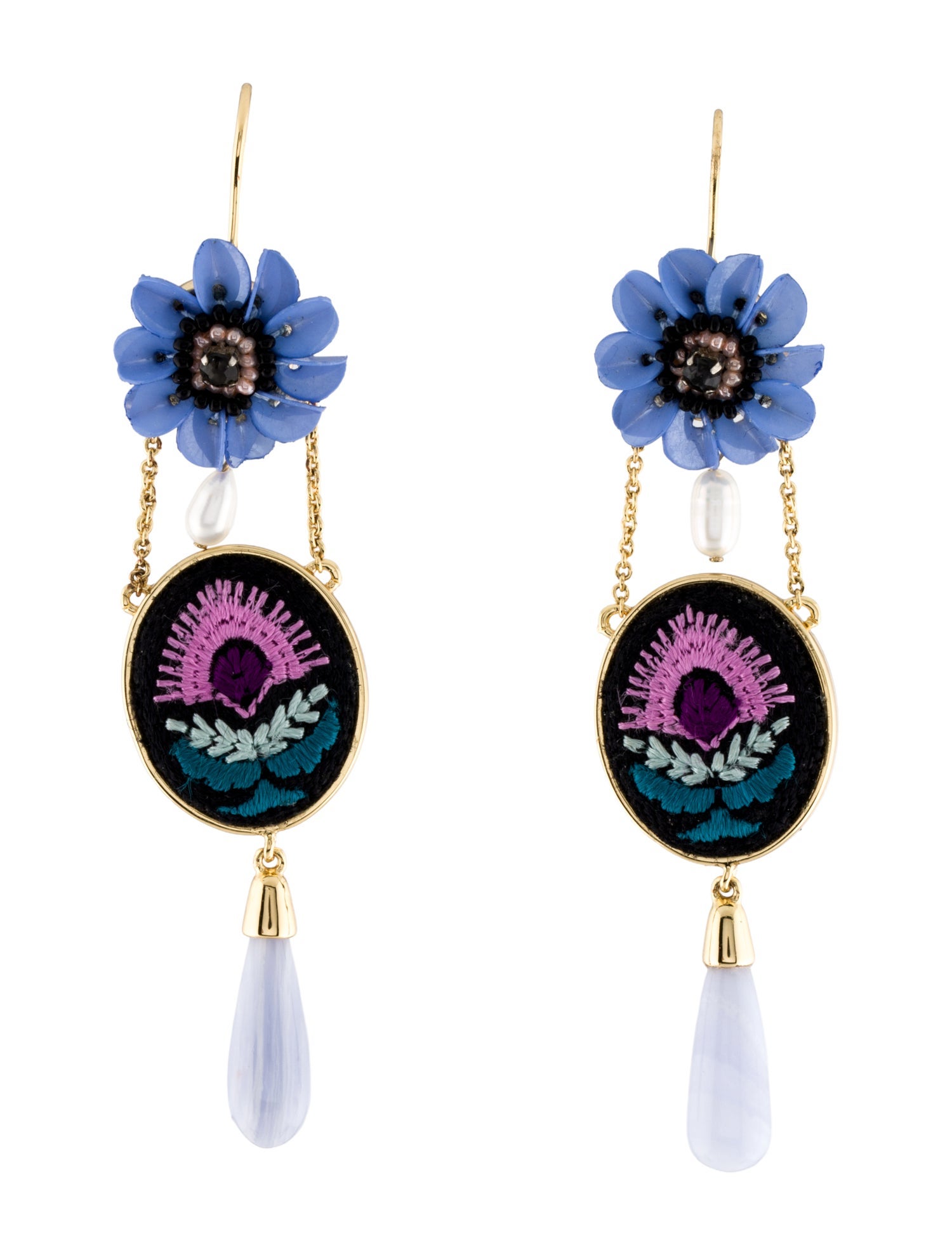 Mignonne Gavigan Pearl & Bead Pari Drop Earrings