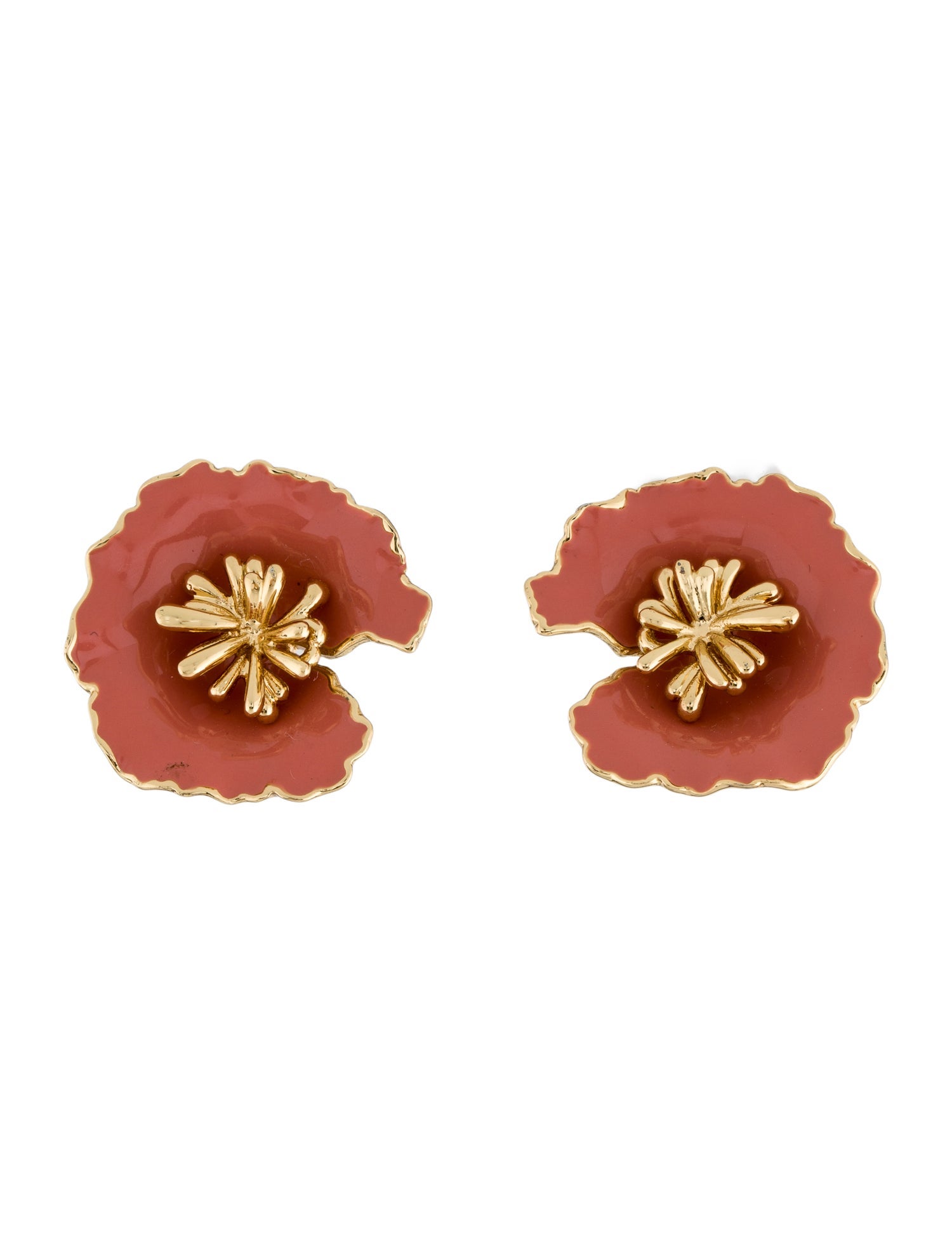 Mignonne Gavigan Enamel Floral Stud Earrings