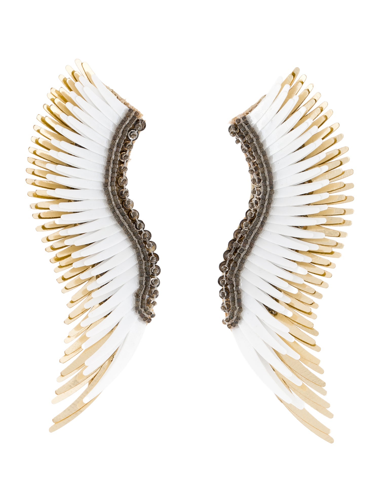 Mignonne Gavigan Raffia,Bead & Sequin Madeline Drop Earrings