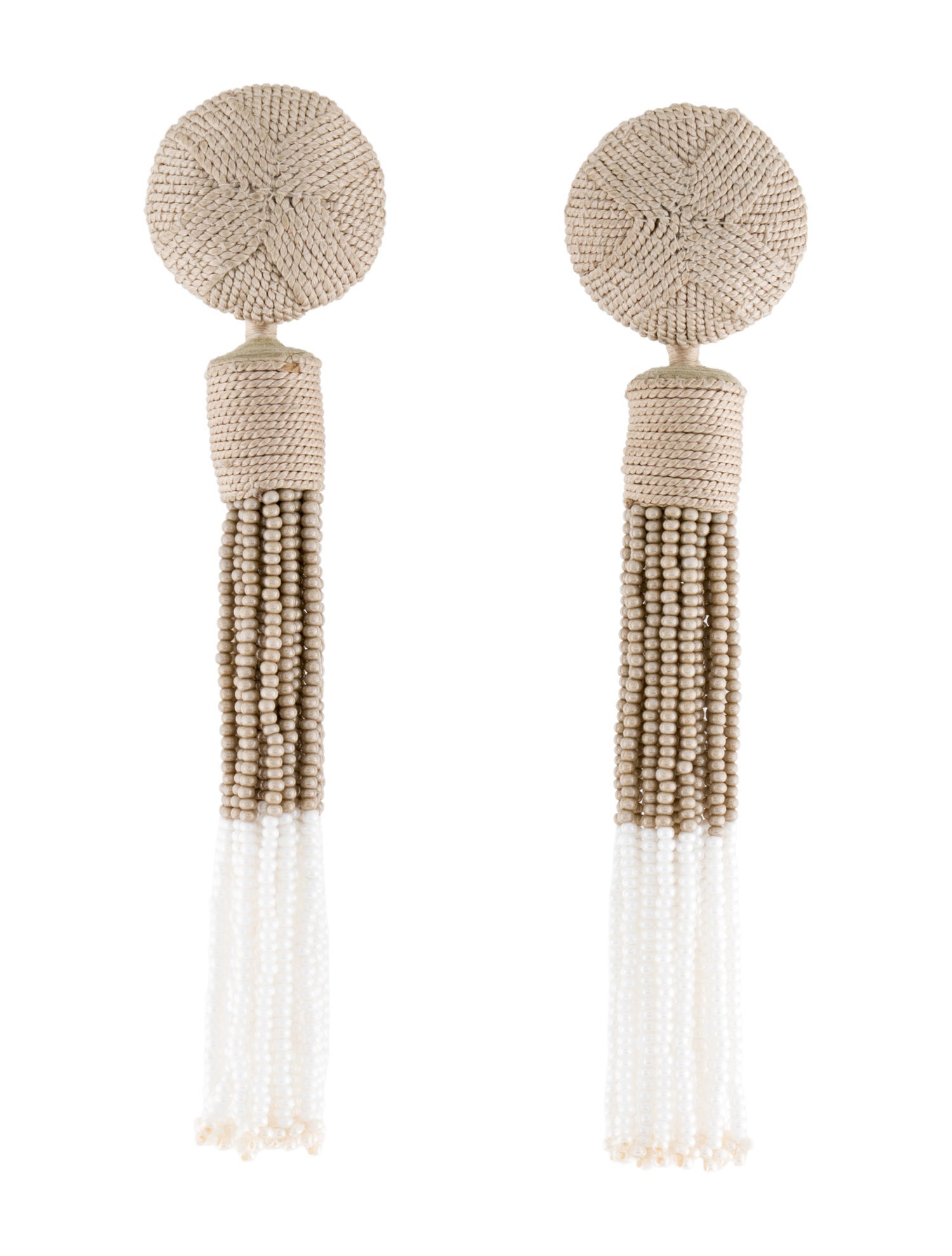 Mignonne Gavigan Thread & Bead Drop Earrings