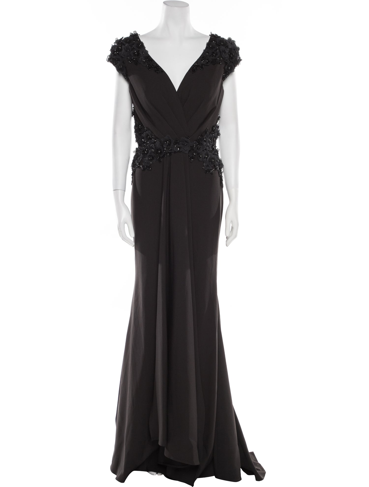 MGNY V-Neck Long Dress w/ Tags