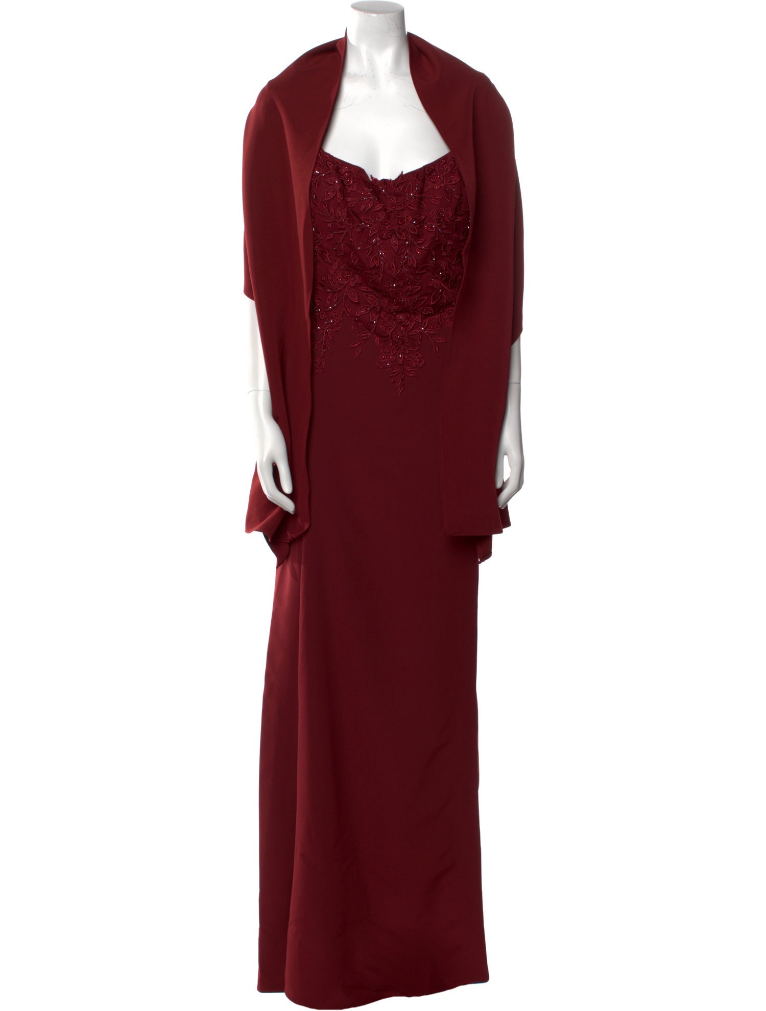 MGNY Halterneck Long Dress