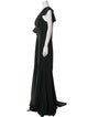 MGNY V-Neck Long Dress
