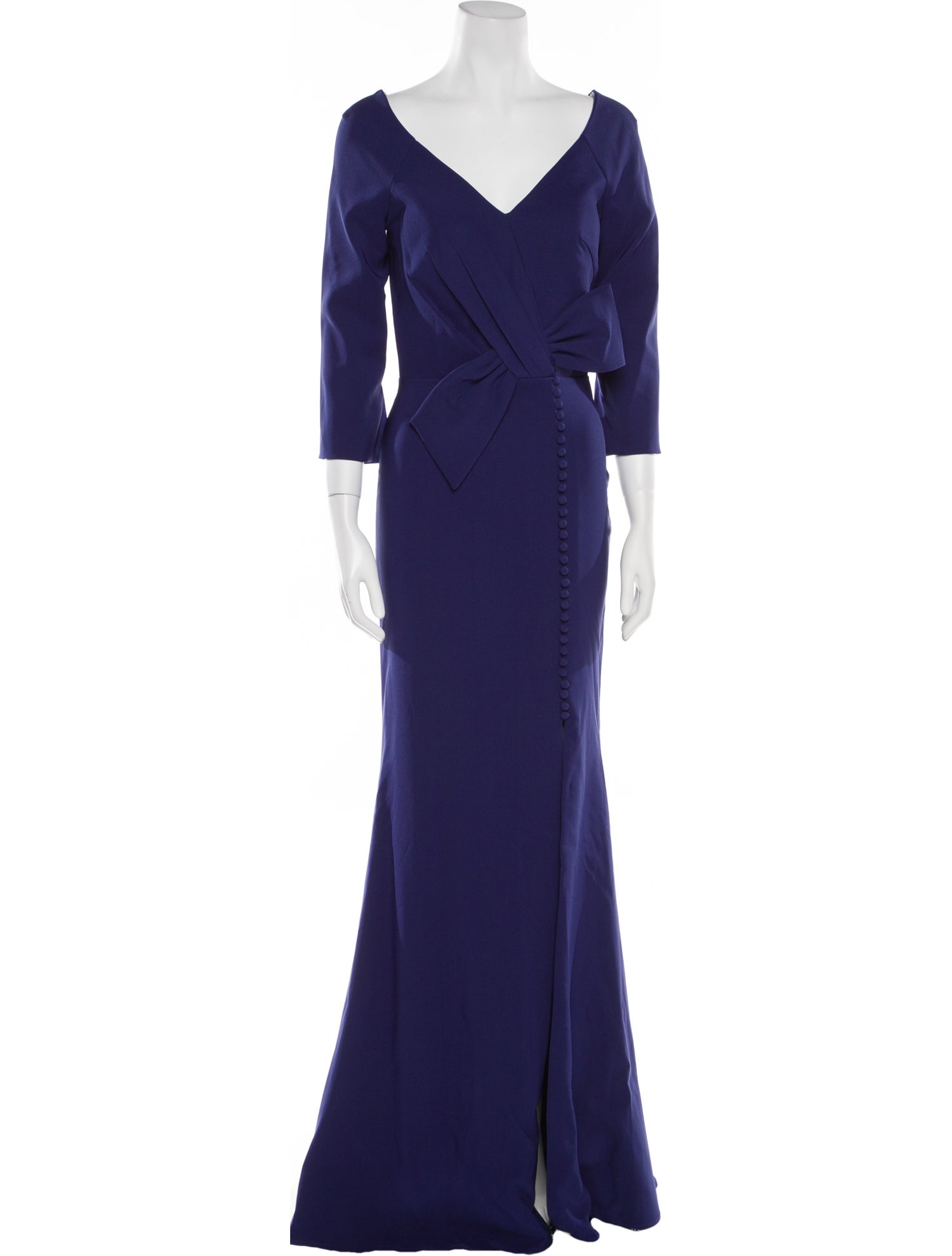 MGNY V-Neck Long Dress w/ Tags