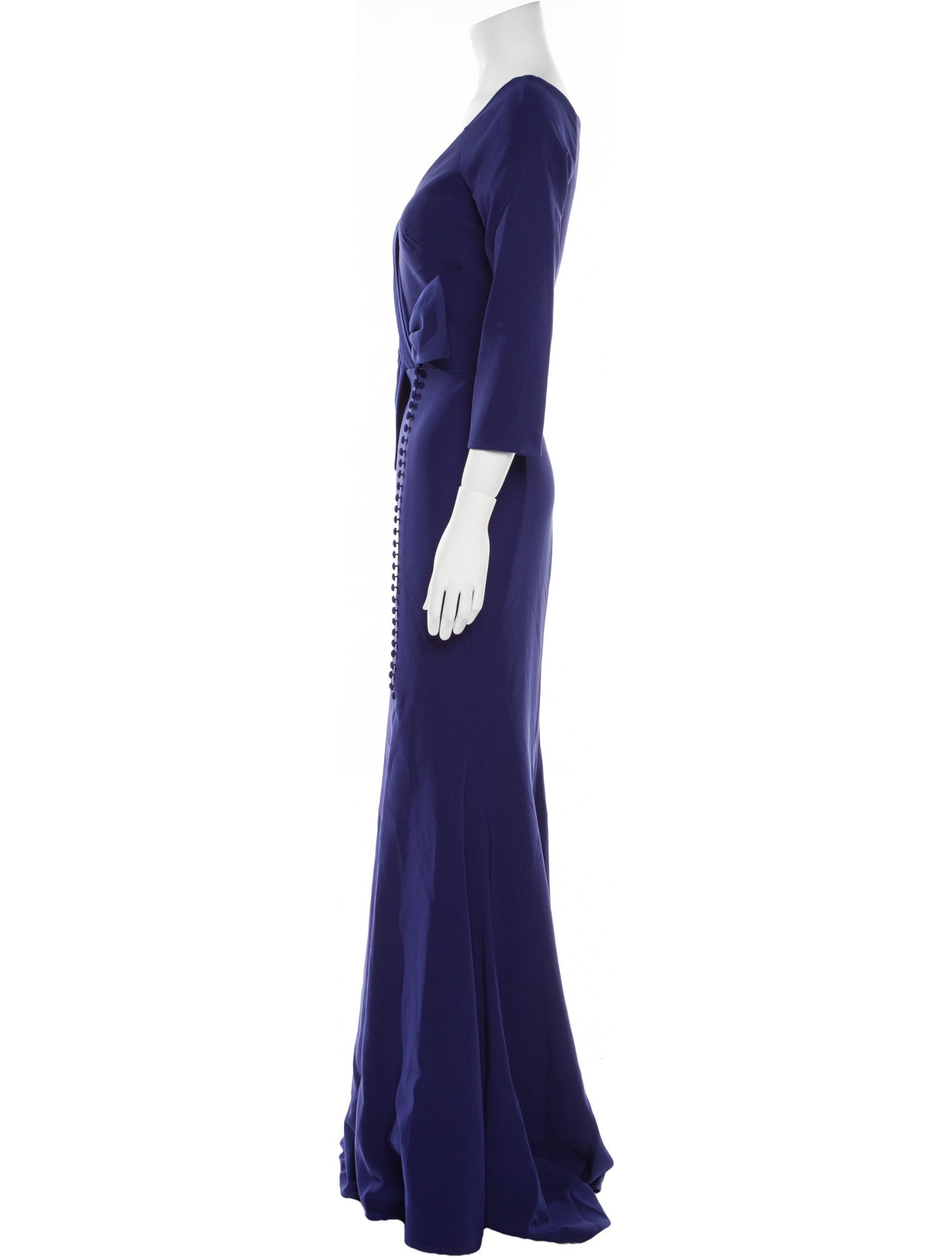 MGNY V-Neck Long Dress w/ Tags