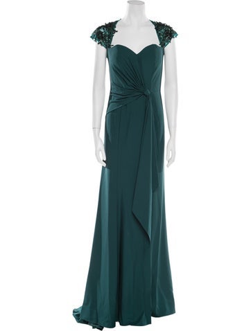 Mgny Dresses V-Neck Long Dress S