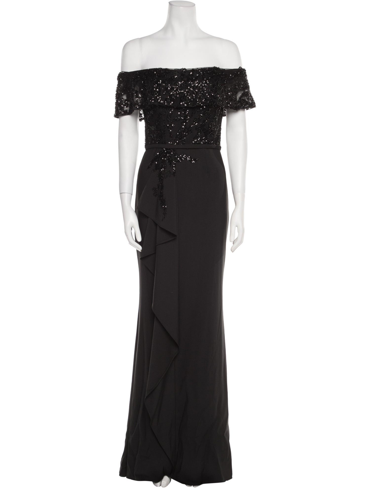 MGNY Off-The-Shoulder Long Dress w/ Tags