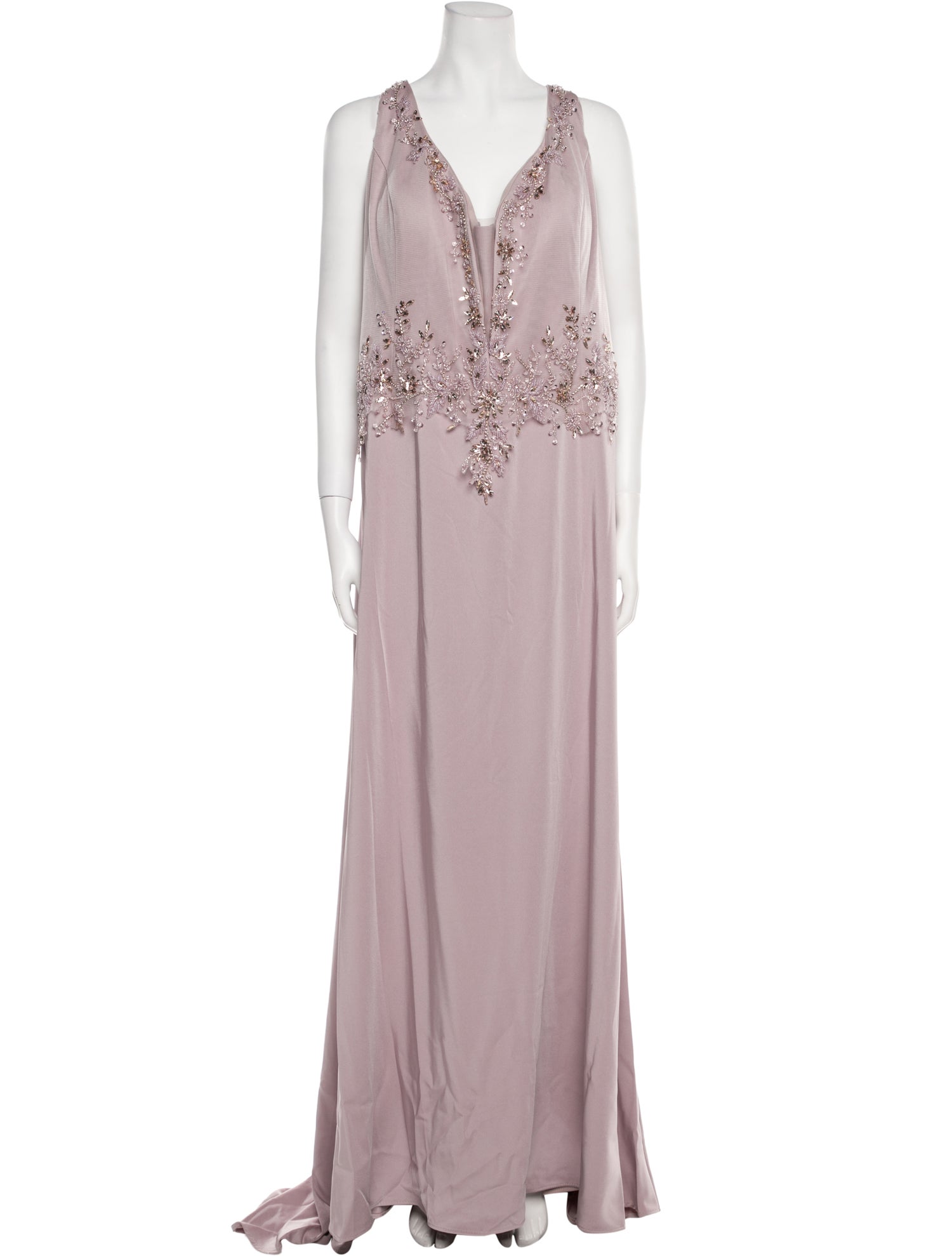 MGNY V-Neck Long Dress w/ Tags