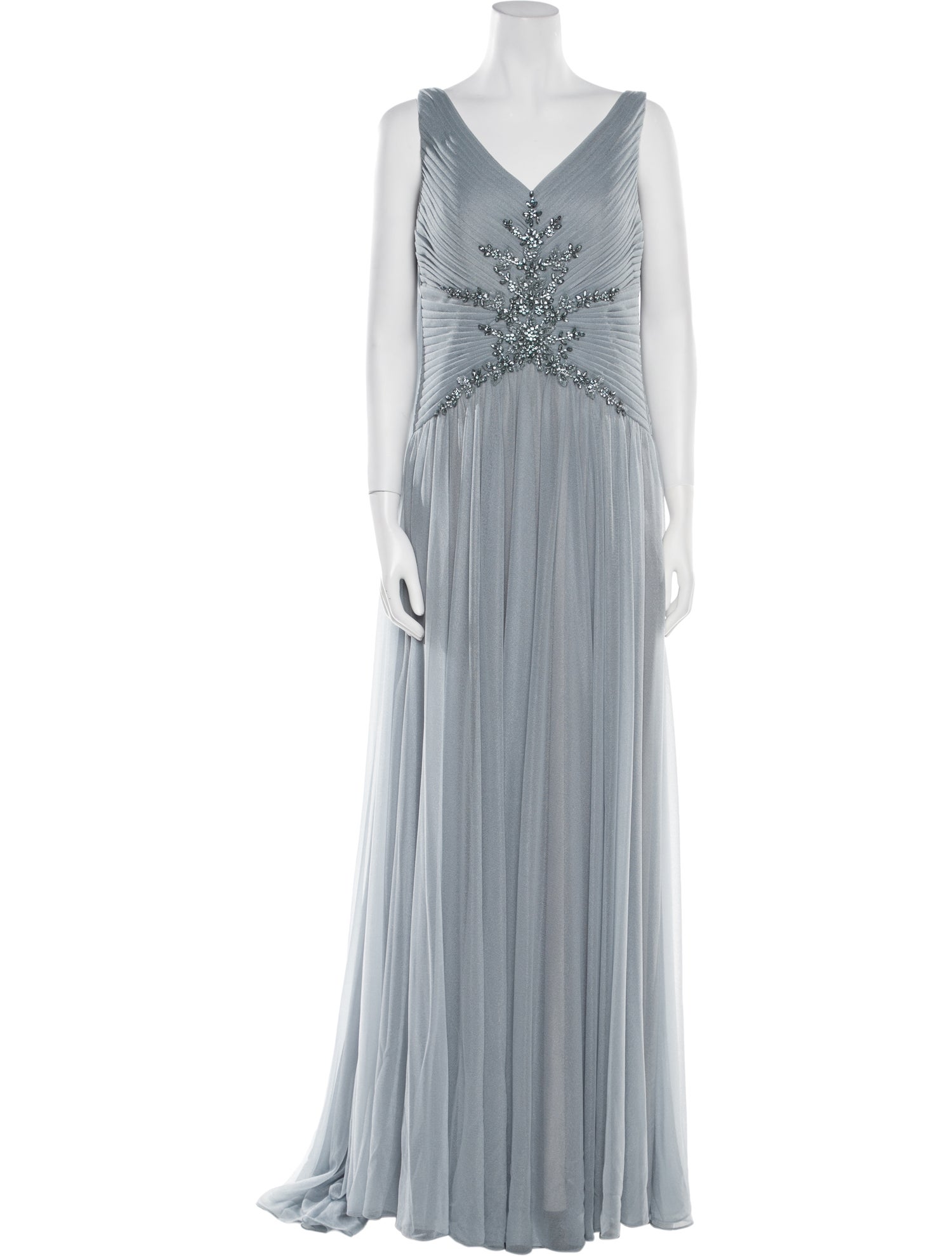 MGNY V-Neck Long Dress w/ Tags