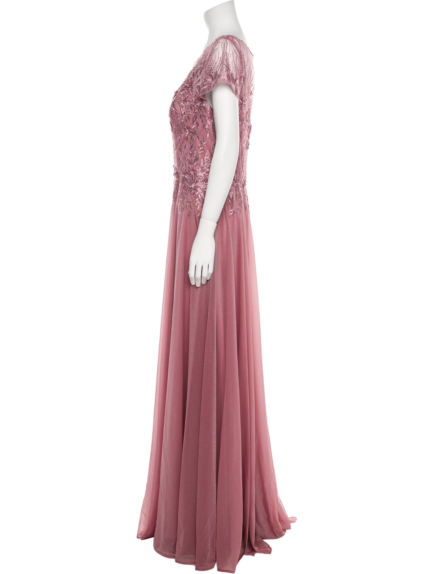 MGNY Scoop Neck Long Dress w/ Tags