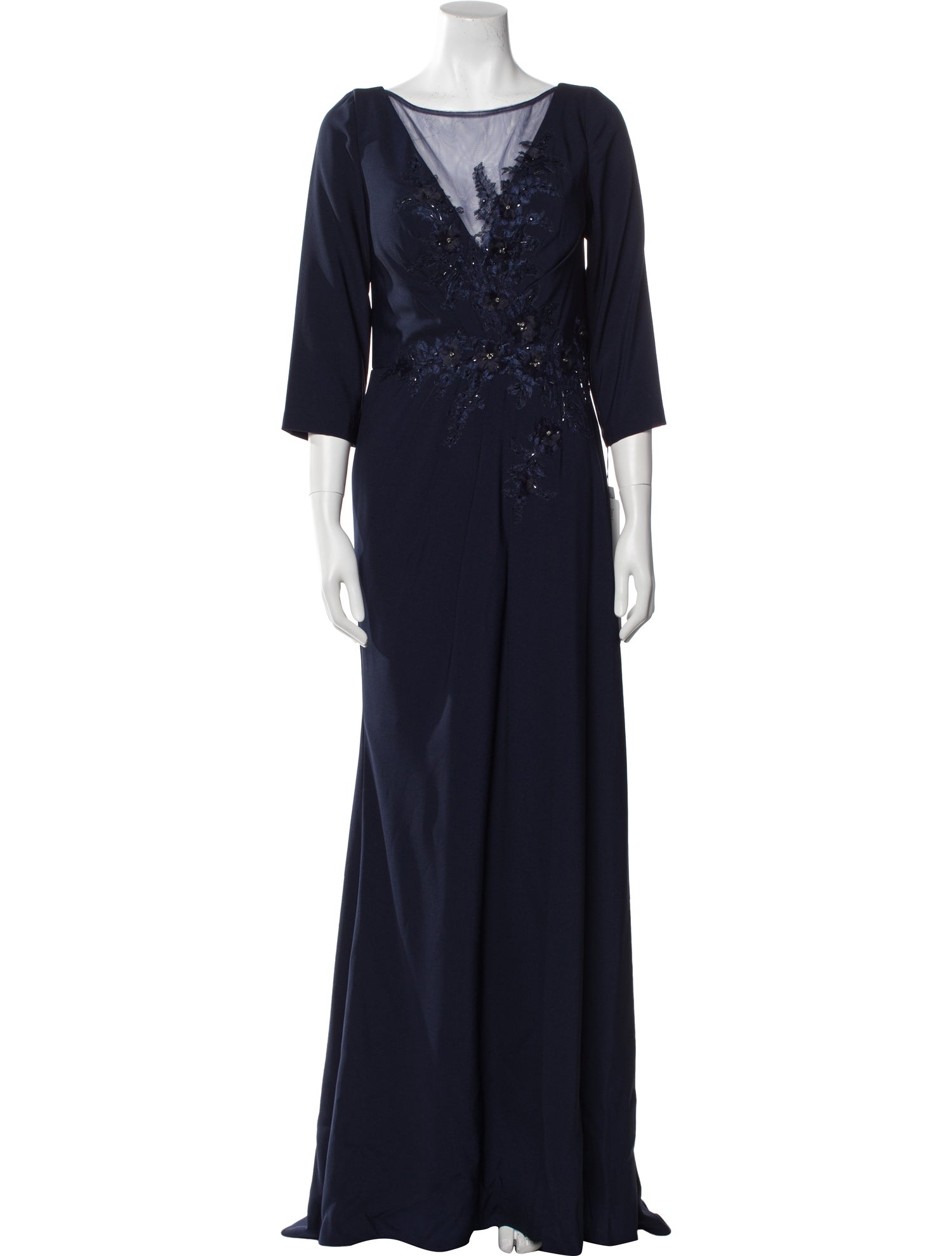 MGNY Scoop Neck Long Dress w/ Tags