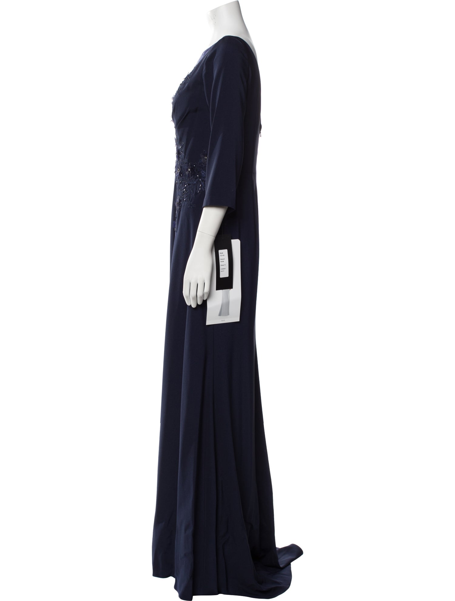 MGNY Scoop Neck Long Dress w/ Tags