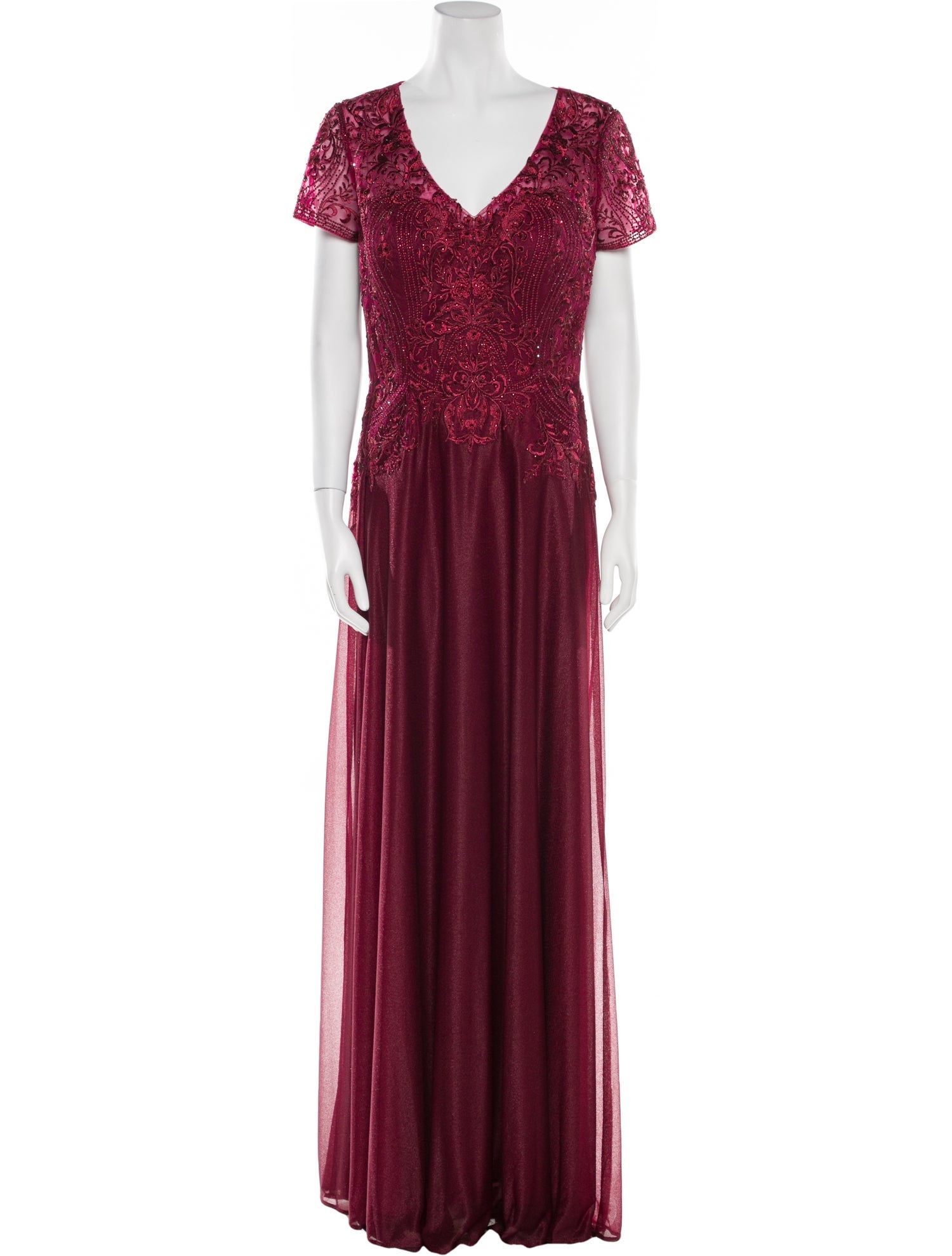 MGNY V-Neck Long Dress w/ Tags