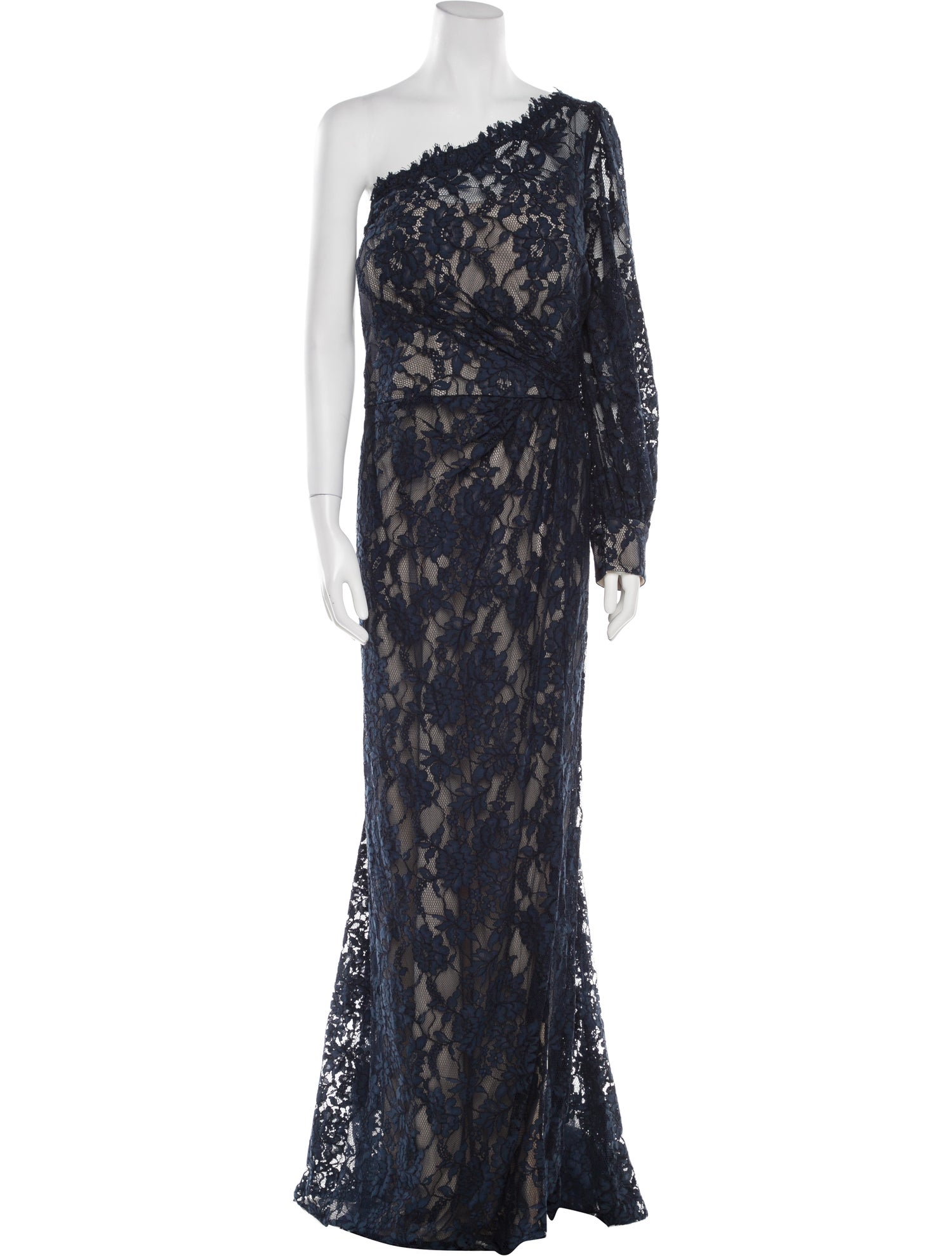 MGNY Lace Pattern Long Dress w/ Tags