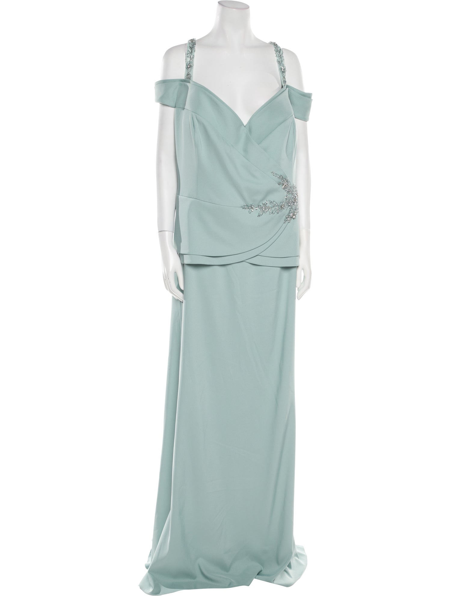MGNY V-Neck Long Dress w/ Tags