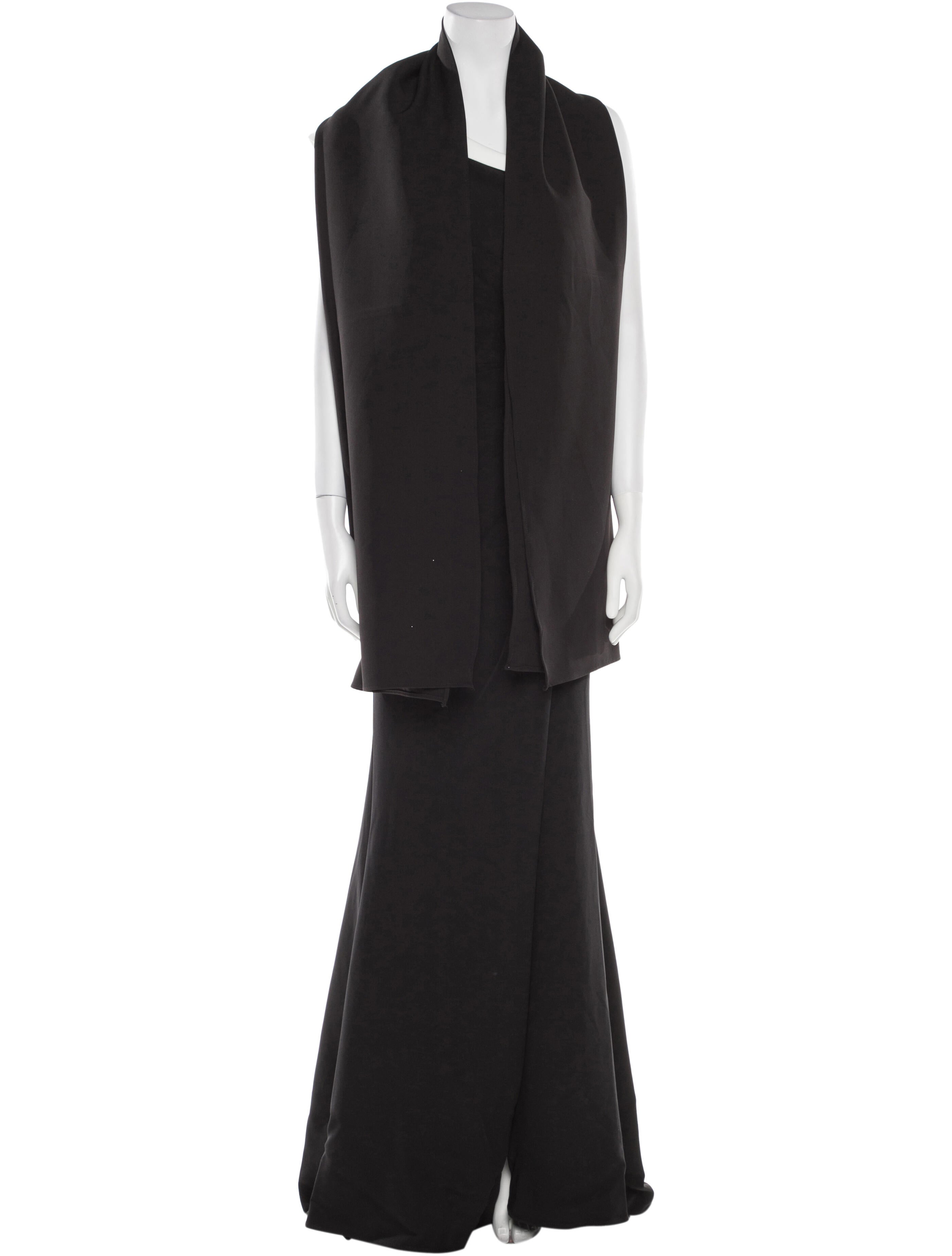 MGNY Cowl Neck Long Dress w/ Tags