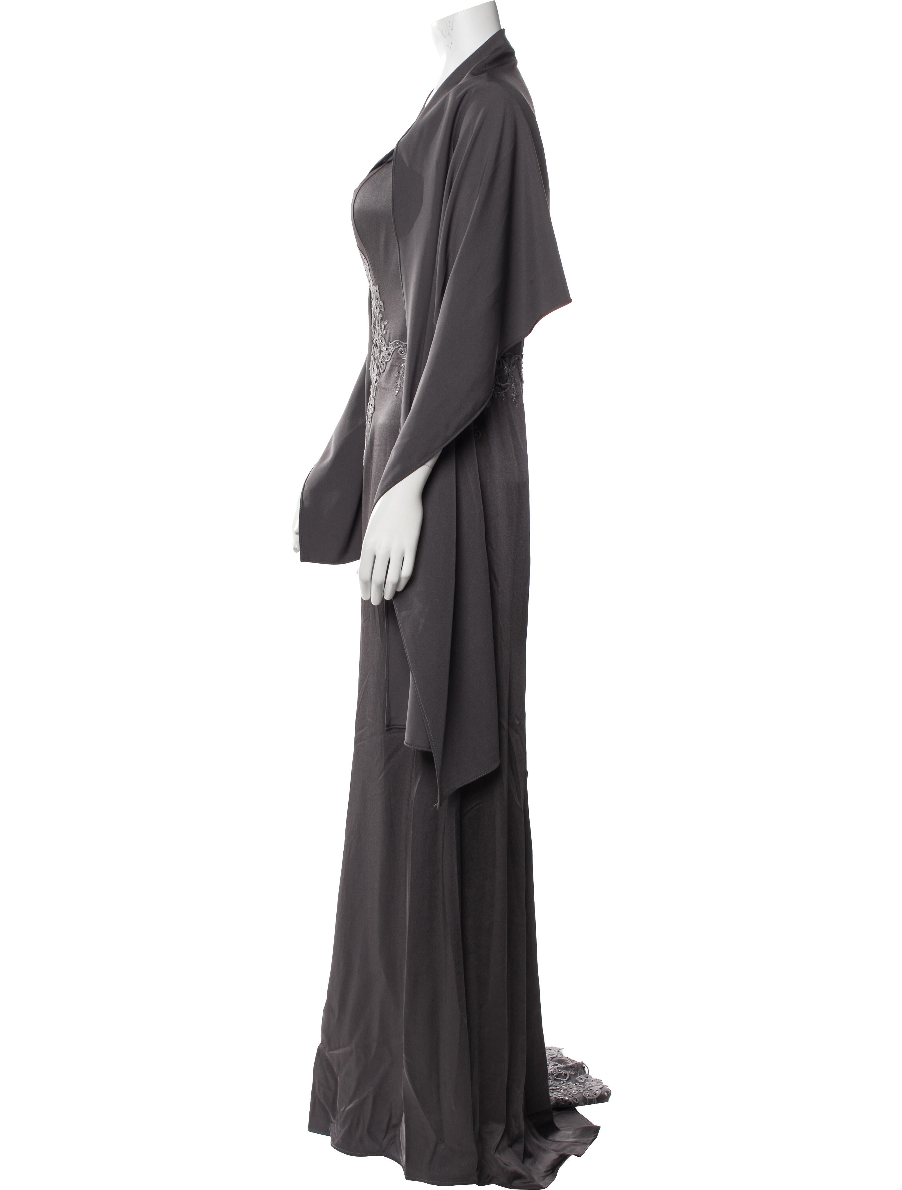 MGNY Halterneck Long Dress