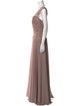 MGNY V-Neck Long Dress