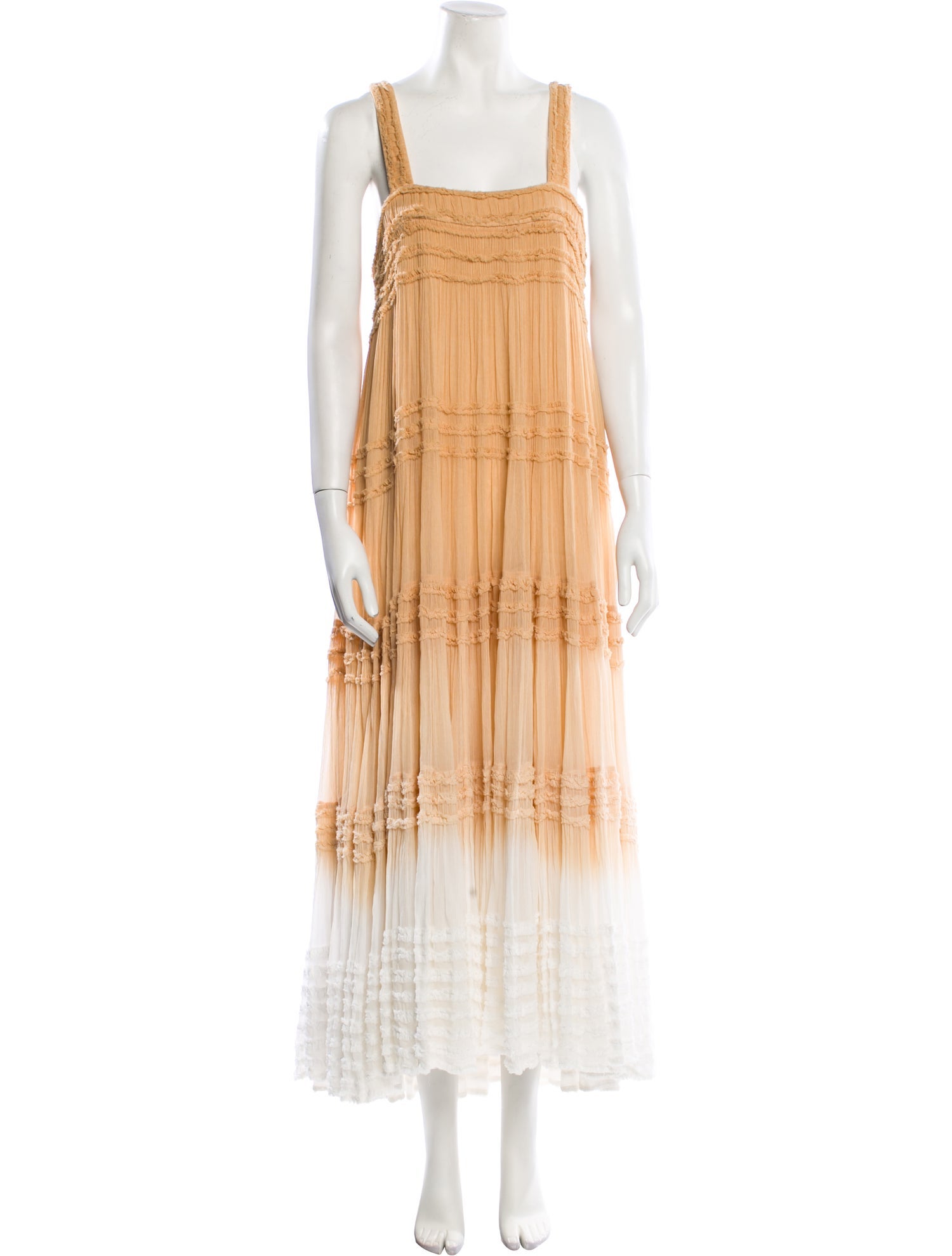 Magali Pascal Colorblock Pattern Long Dress w/ Tags