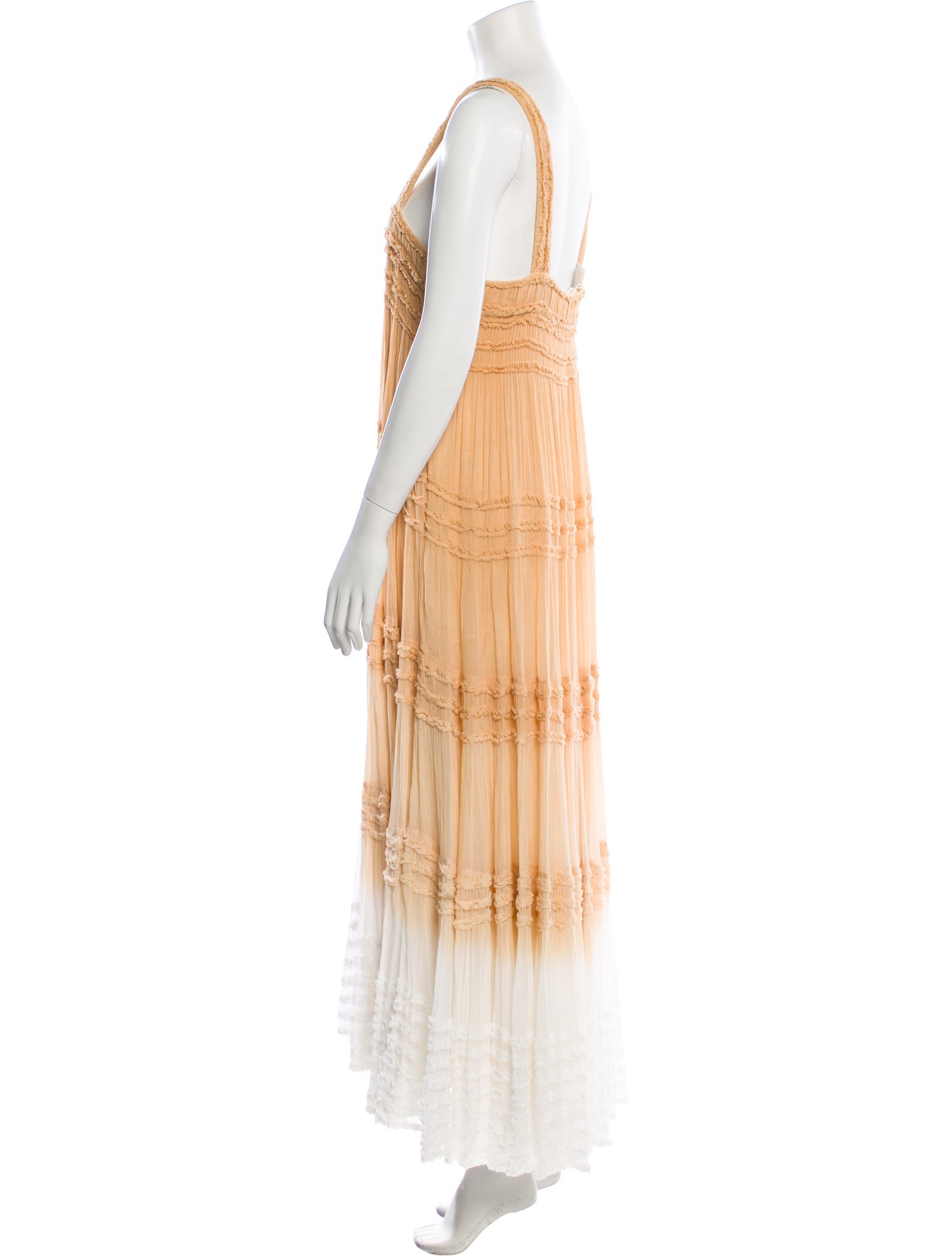 Magali Pascal Colorblock Pattern Long Dress w/ Tags