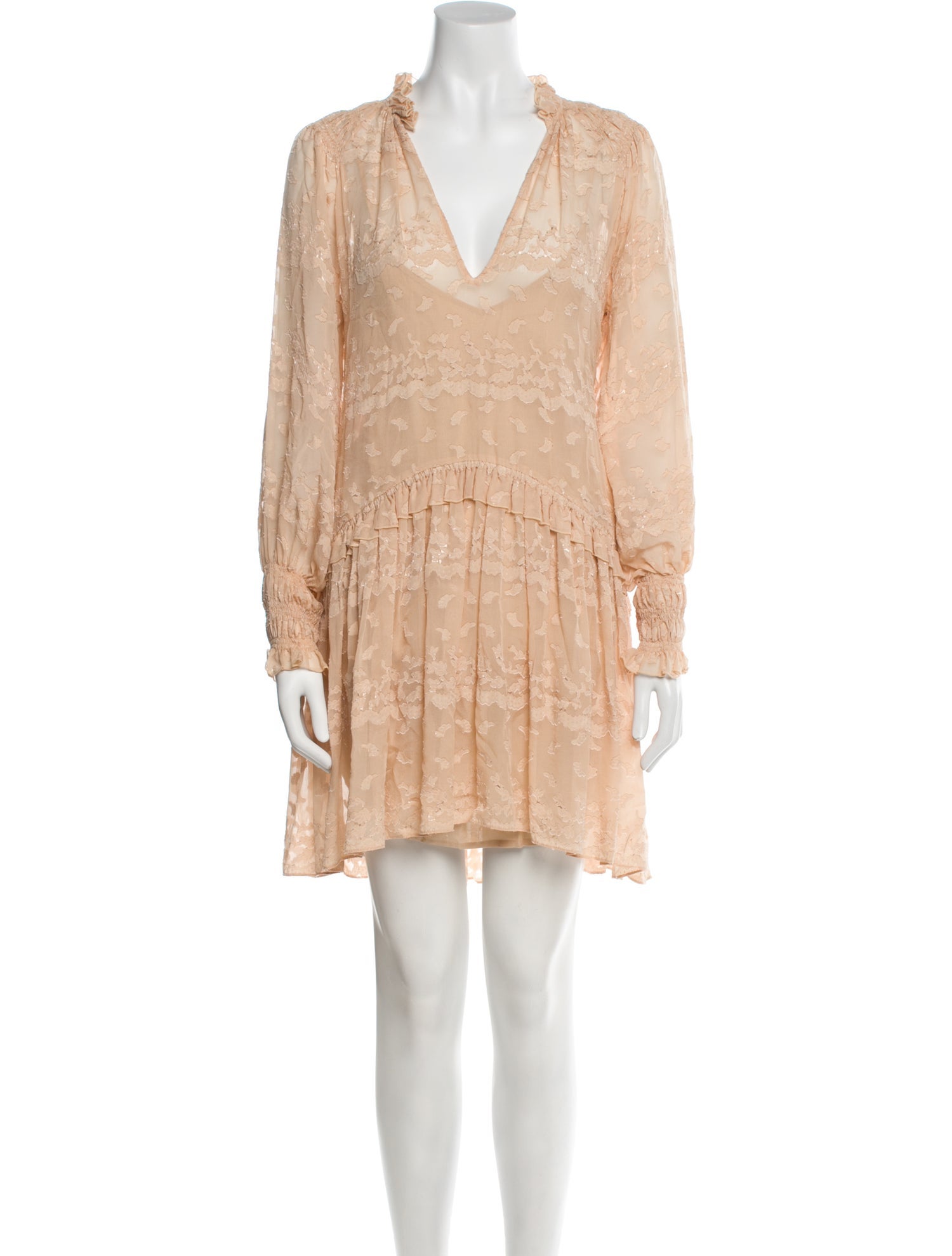 Magali Pascal Silk Knee-Length Dress