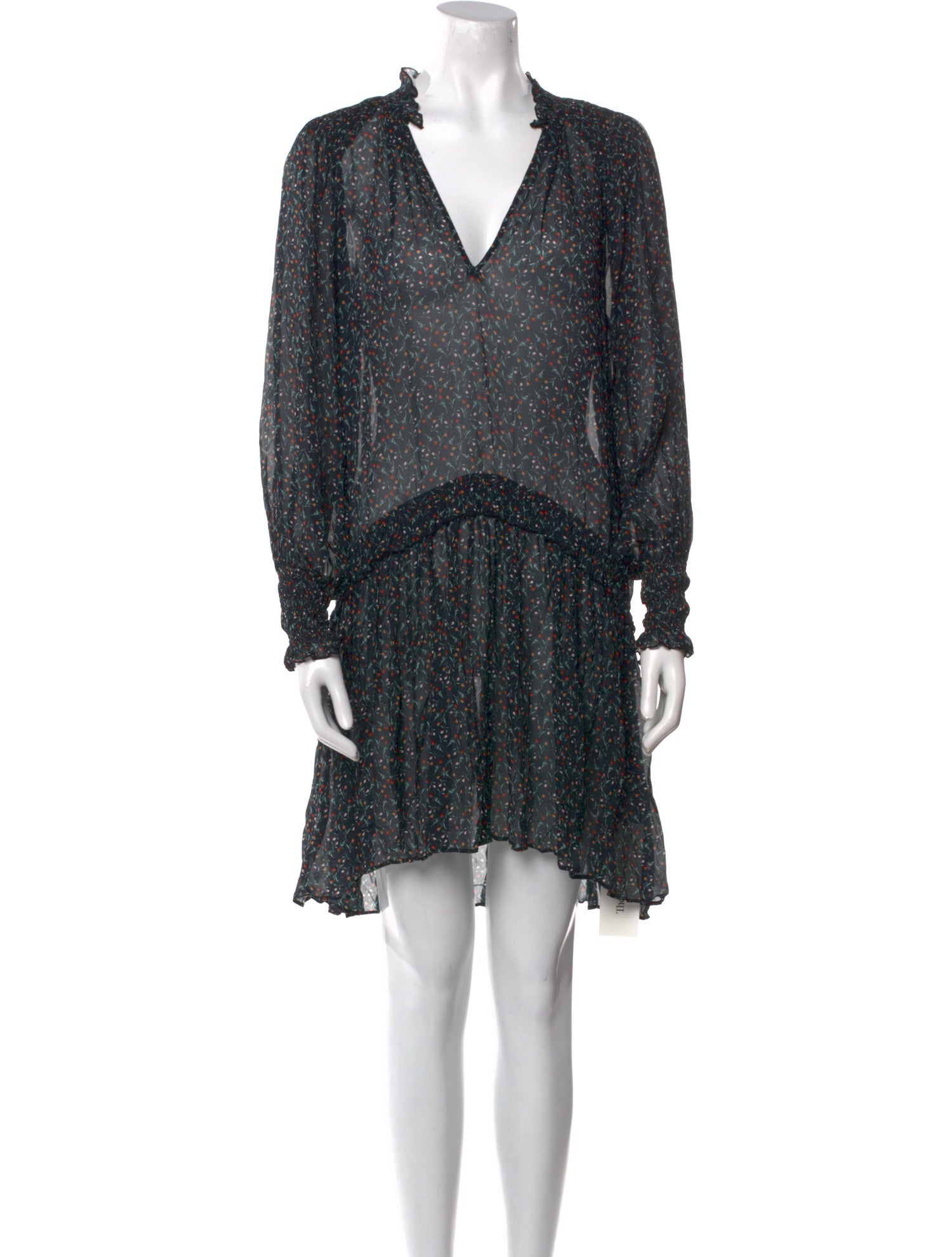 Magali Pascal Silk Knee-Length Dress