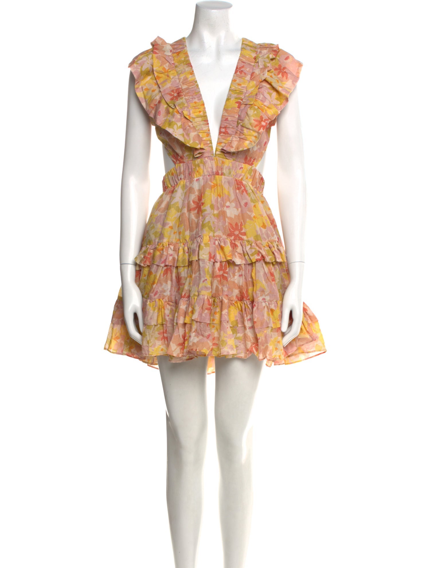 Magali Pascal Floral Print Mini Dress