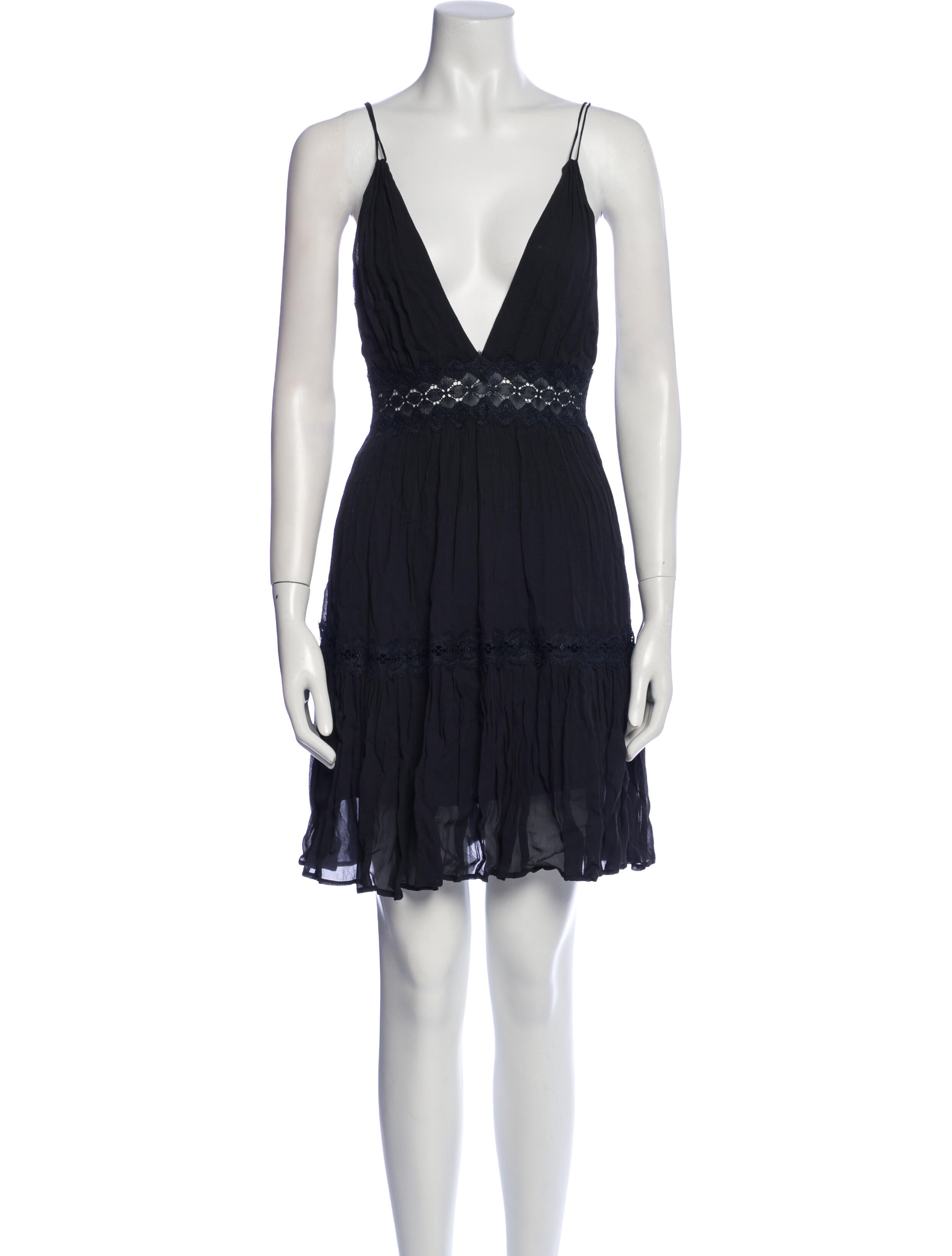 Magali Pascal V-Neck Mini Dress