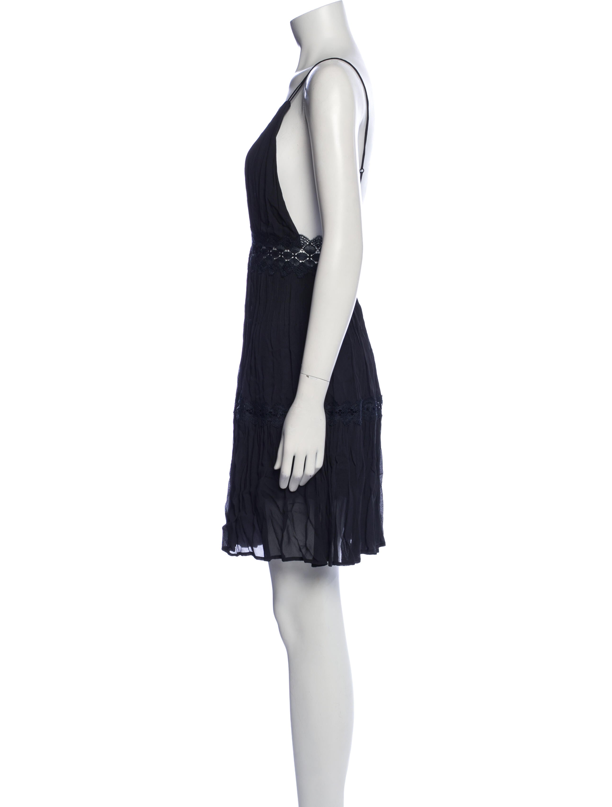 Magali Pascal V-Neck Mini Dress