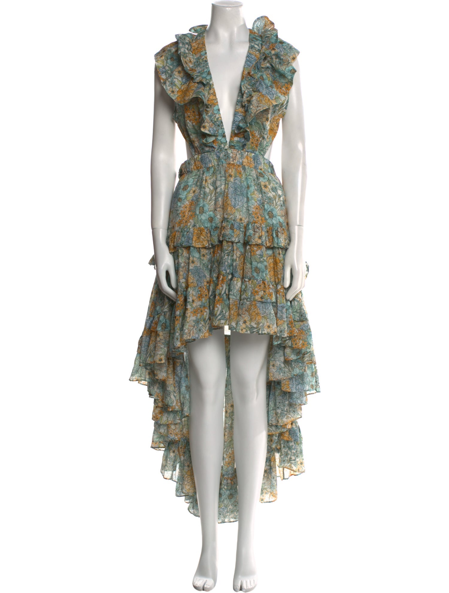 Magali Pascal Floral Print Long Dress