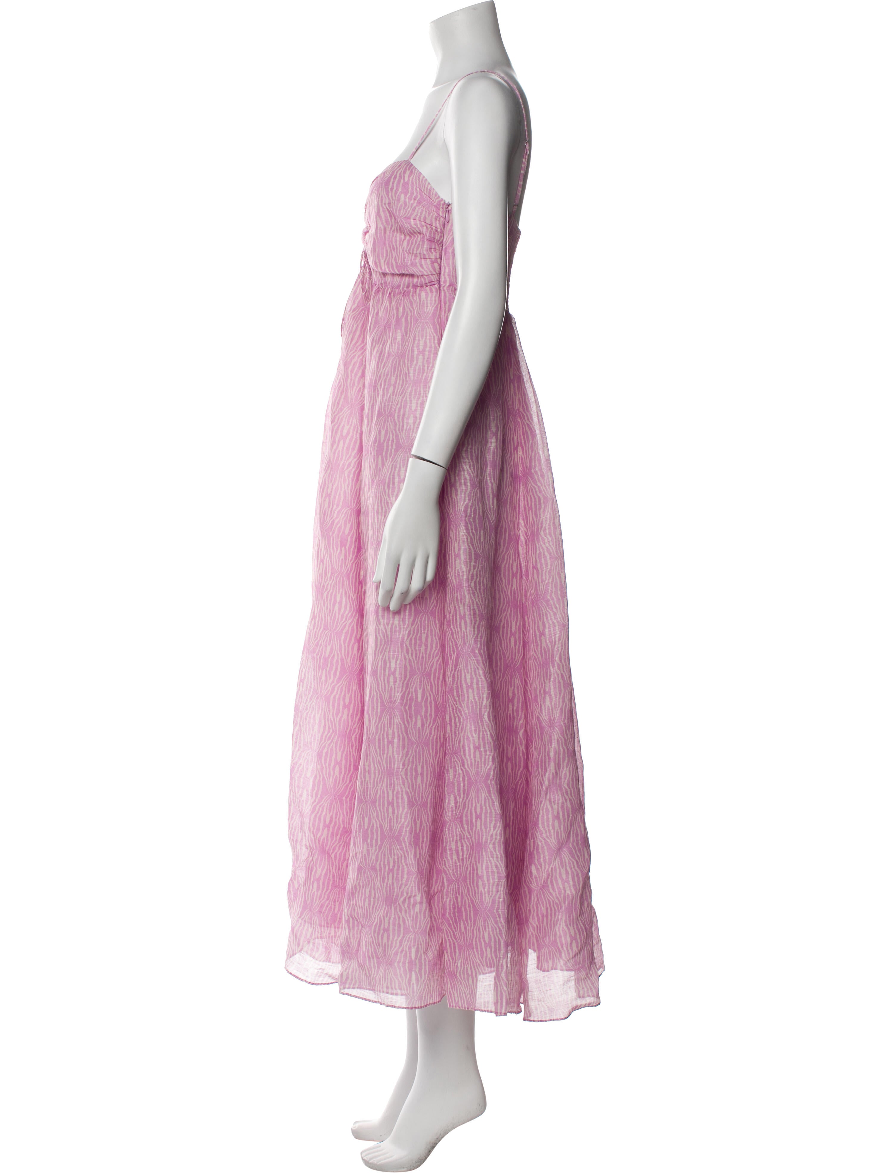 Magali Pascal Linen Midi Length Dress