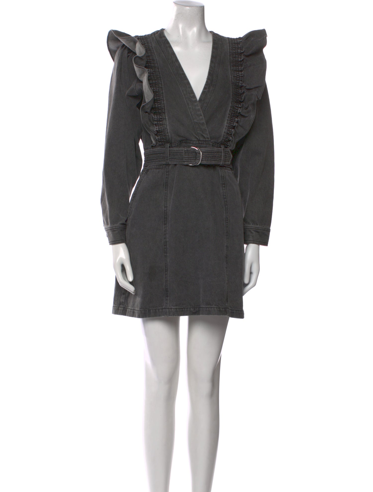 Magali Pascal V-Neck Mini Dress