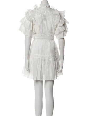 Magali Pascal Mock Neck Mini Dress